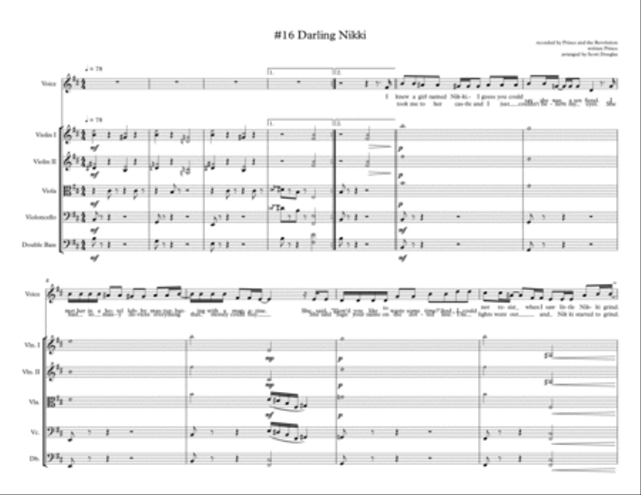 Darling Nikki Small Ensemble scores gallery preview page 2