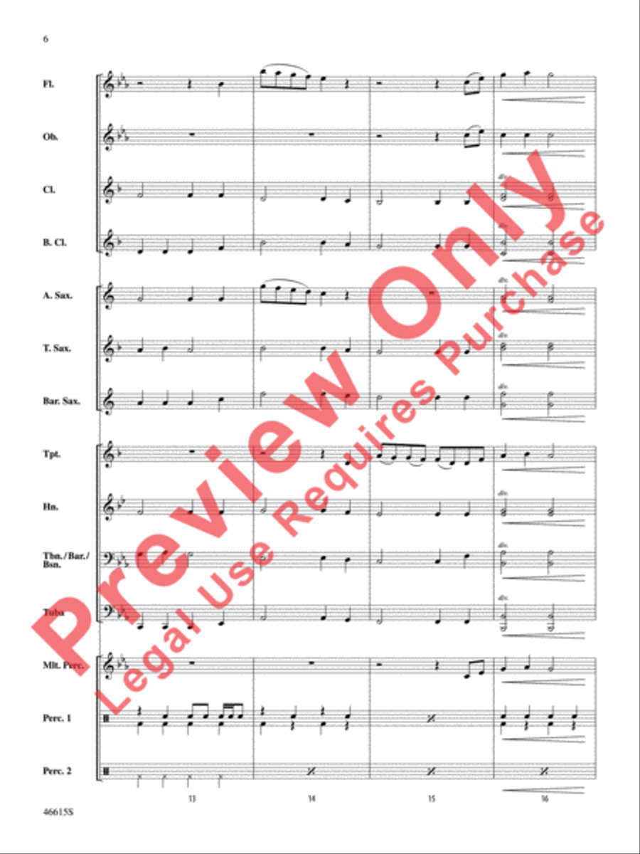 Short Cuts for Beginning Band -- Vol. 5 Concert Band scores gallery preview page 7