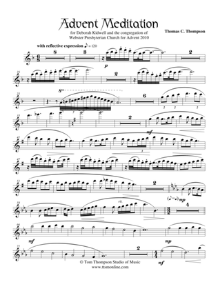 Advent Meditation (flute score)