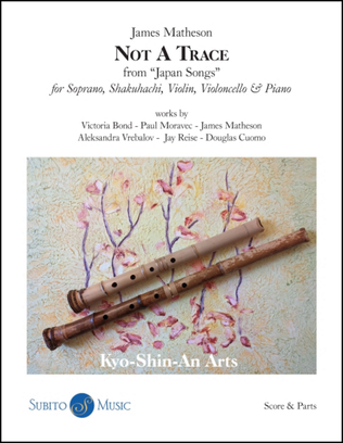 Book cover for Not A Trace (from Japan Songs)