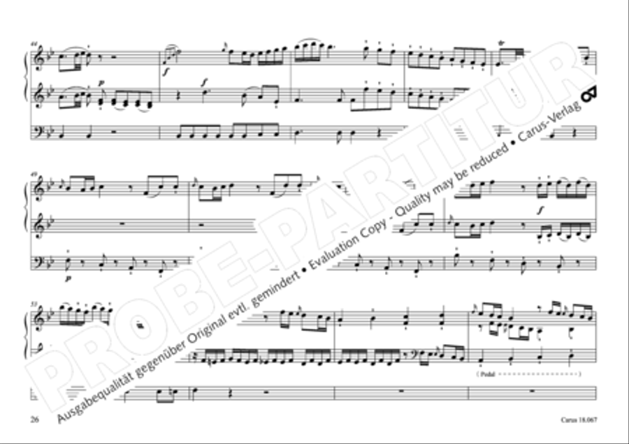 17 Church sonatas Organ Solo scores gallery preview page 27