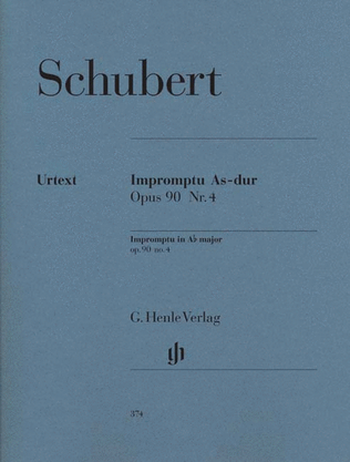 Book cover for Impromptu A Flat Major Op. 90 D 899