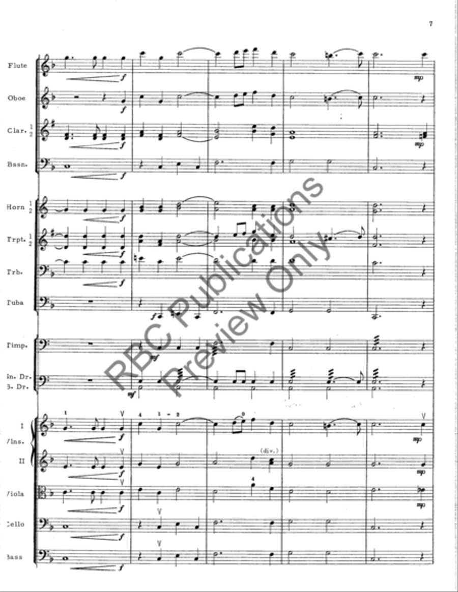 Psalm And Air Psalm And Air Full Orchestra scores gallery preview page 8