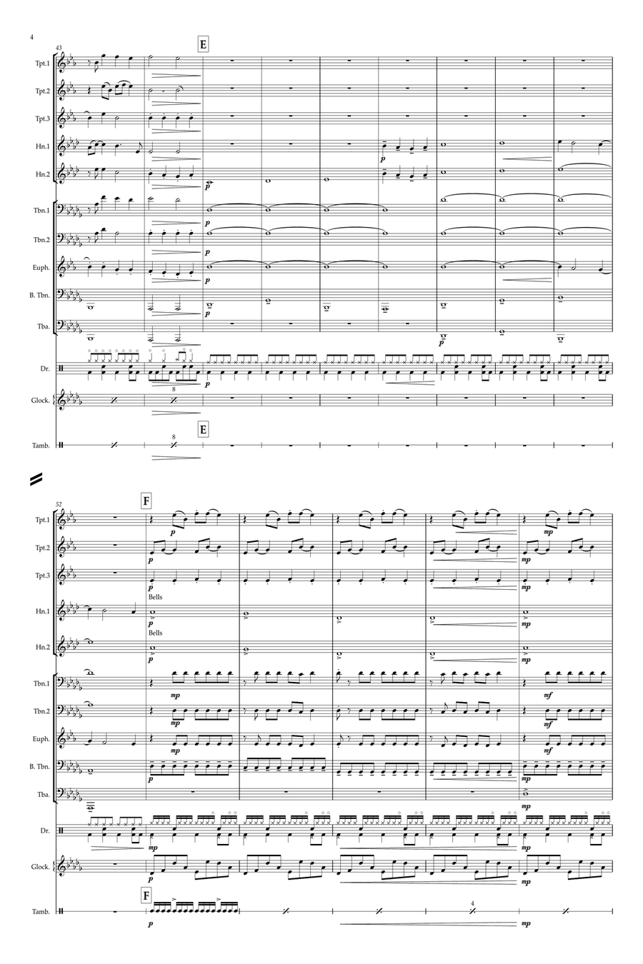 Mr. Brightside Mr. Brightside Brass Ensemble scores gallery preview page 4