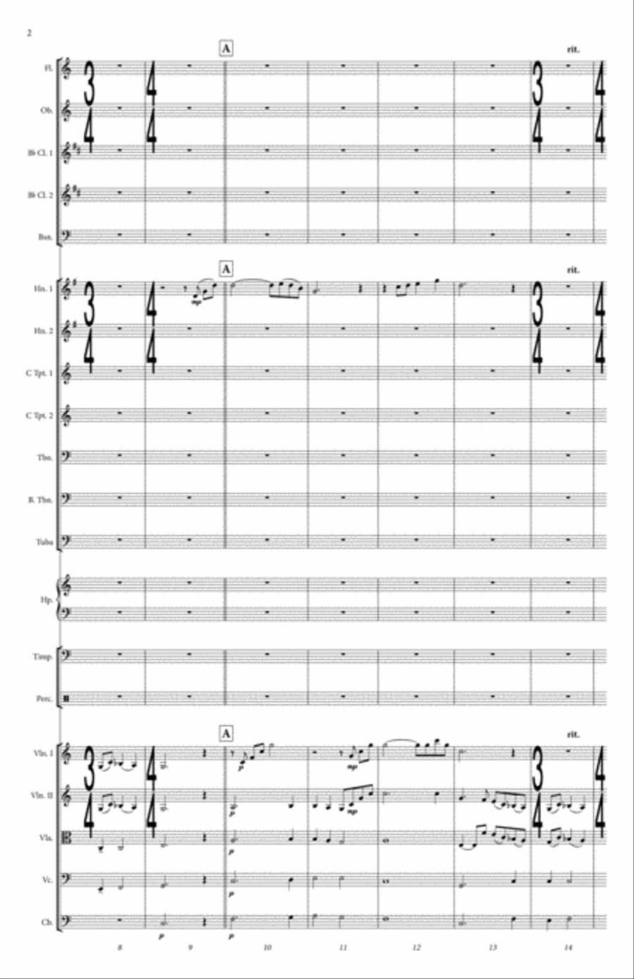 The Challenger Seven Full Orchestra scores gallery preview page 3
