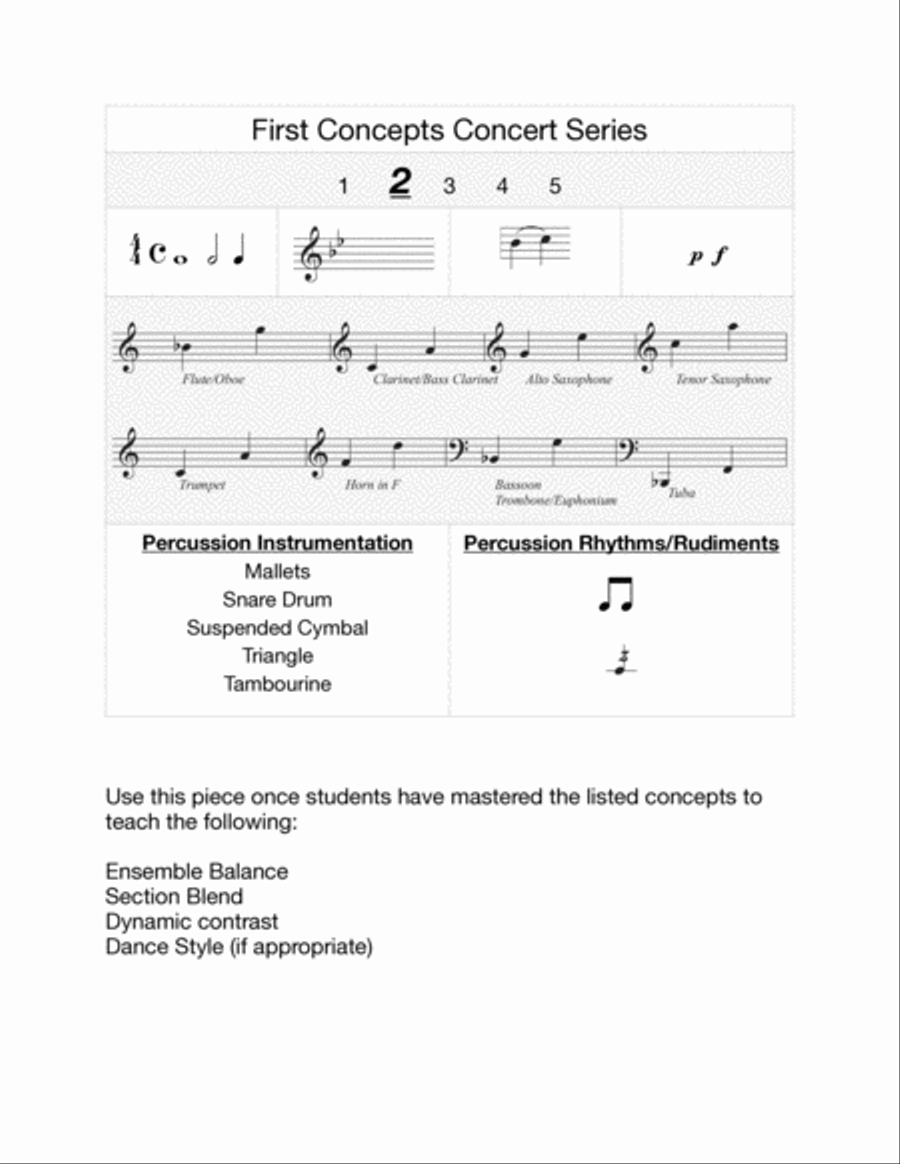 Dancing Song Dancing Song Concert Band scores gallery preview page 2