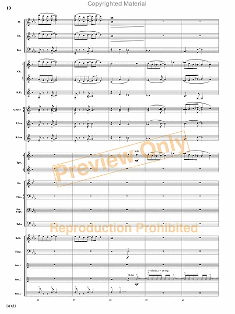 Soaring! Concert Band scores gallery preview page 23