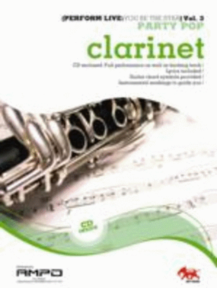 Perform Live 3 Party Pop Clarinet Book/CD