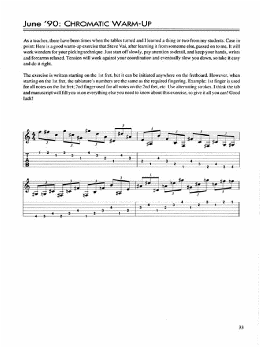 Joe Satriani – Guitar Secrets Guitar Tablature scores gallery preview page 6
