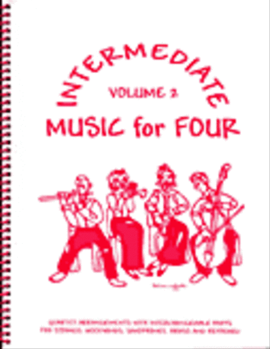 Intermediate Music for Four, Volume 2, Set of Parts for Clarinet Quartet Clarinet Quartet scores gallery preview page 1