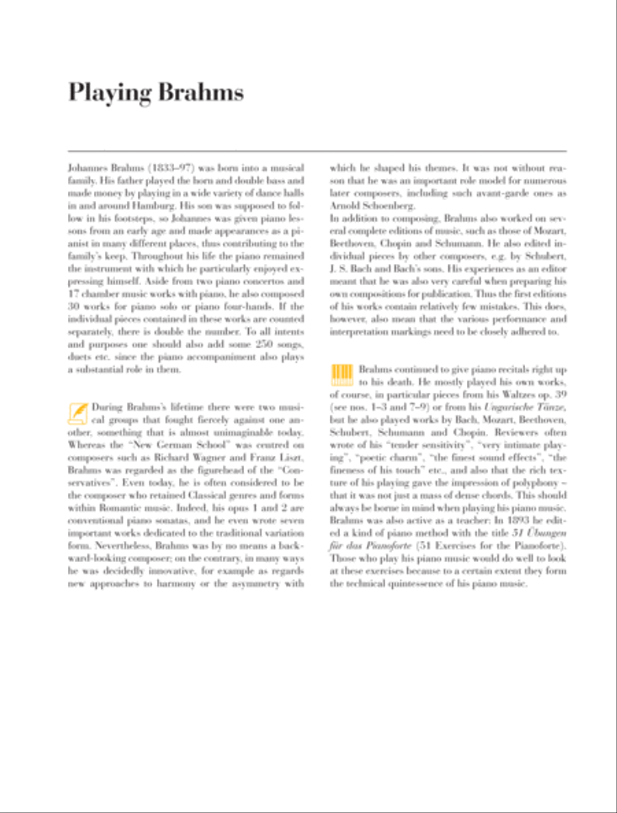 Brahms: At the Piano Piano Solo scores gallery preview page 3