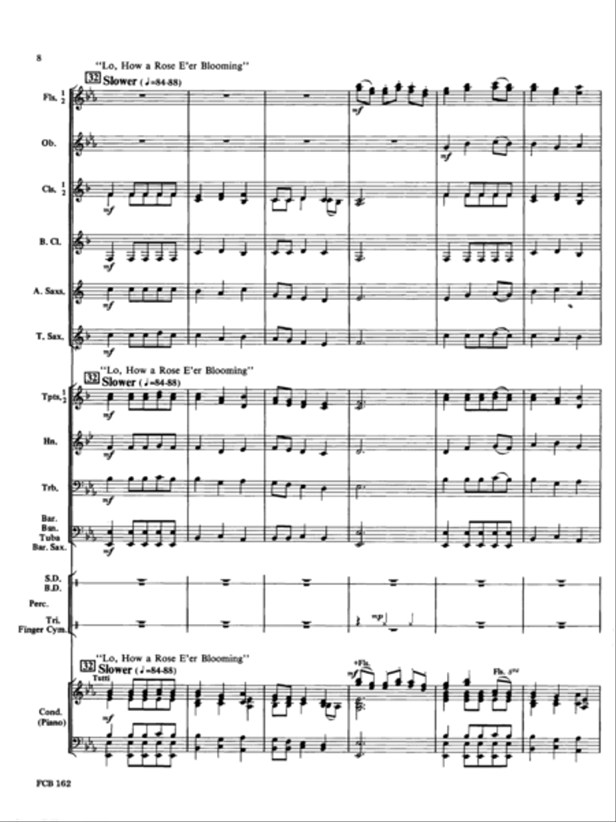 A Yuletide Celebration Concert Band scores gallery preview page 8