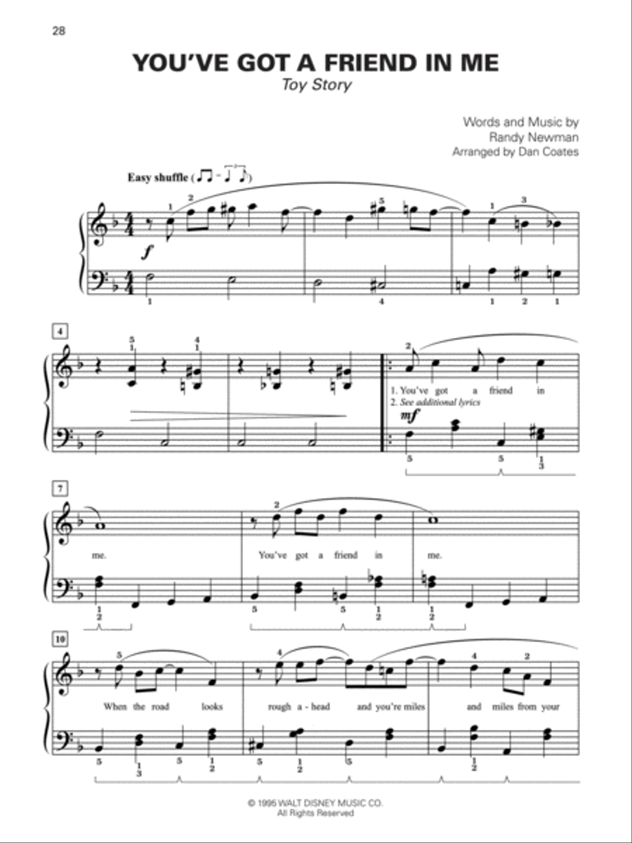 Dan Coates Popular Piano Library -- At the Movies, Book 2 Piano Solo scores gallery preview page 10