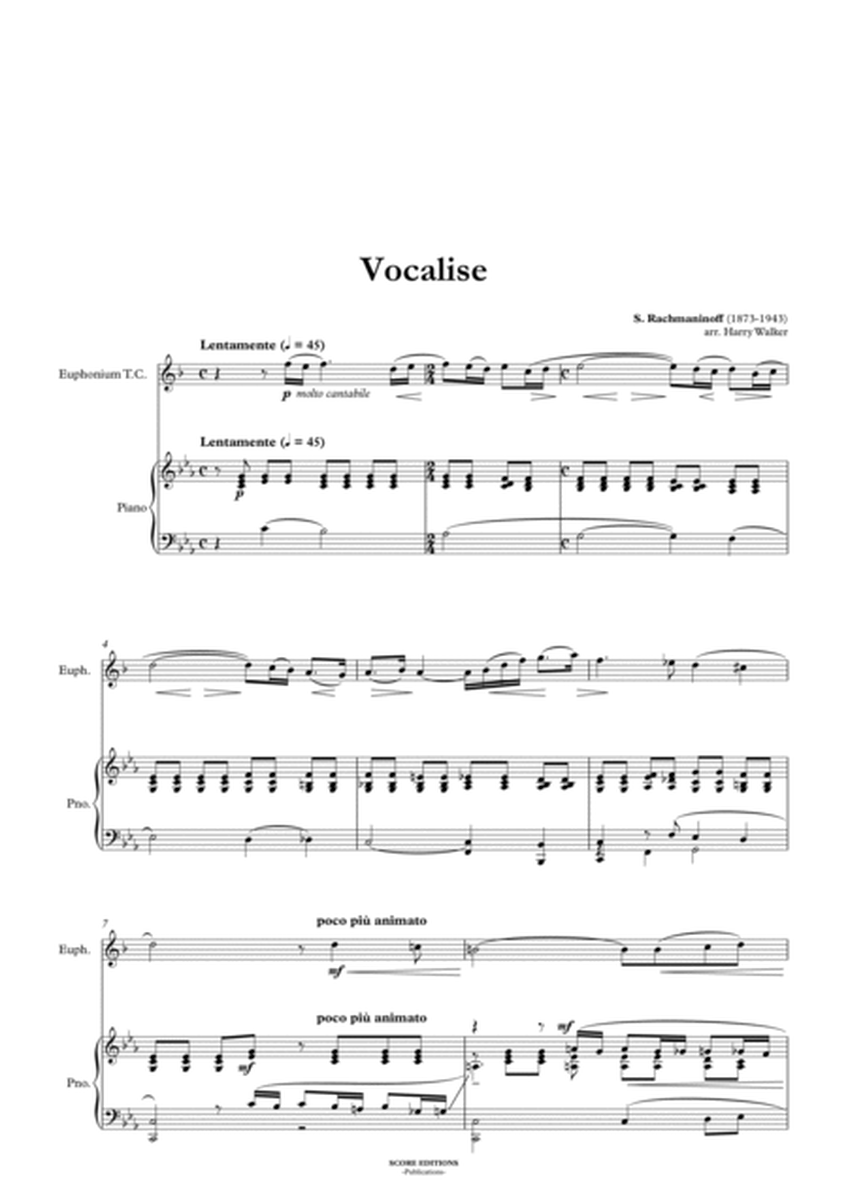 Vocalise (Rachmaninoff) for Euphonium T.C. and Piano image number null