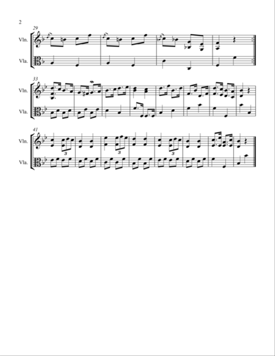 Anglaise Anglaise String Duet scores gallery preview page 2