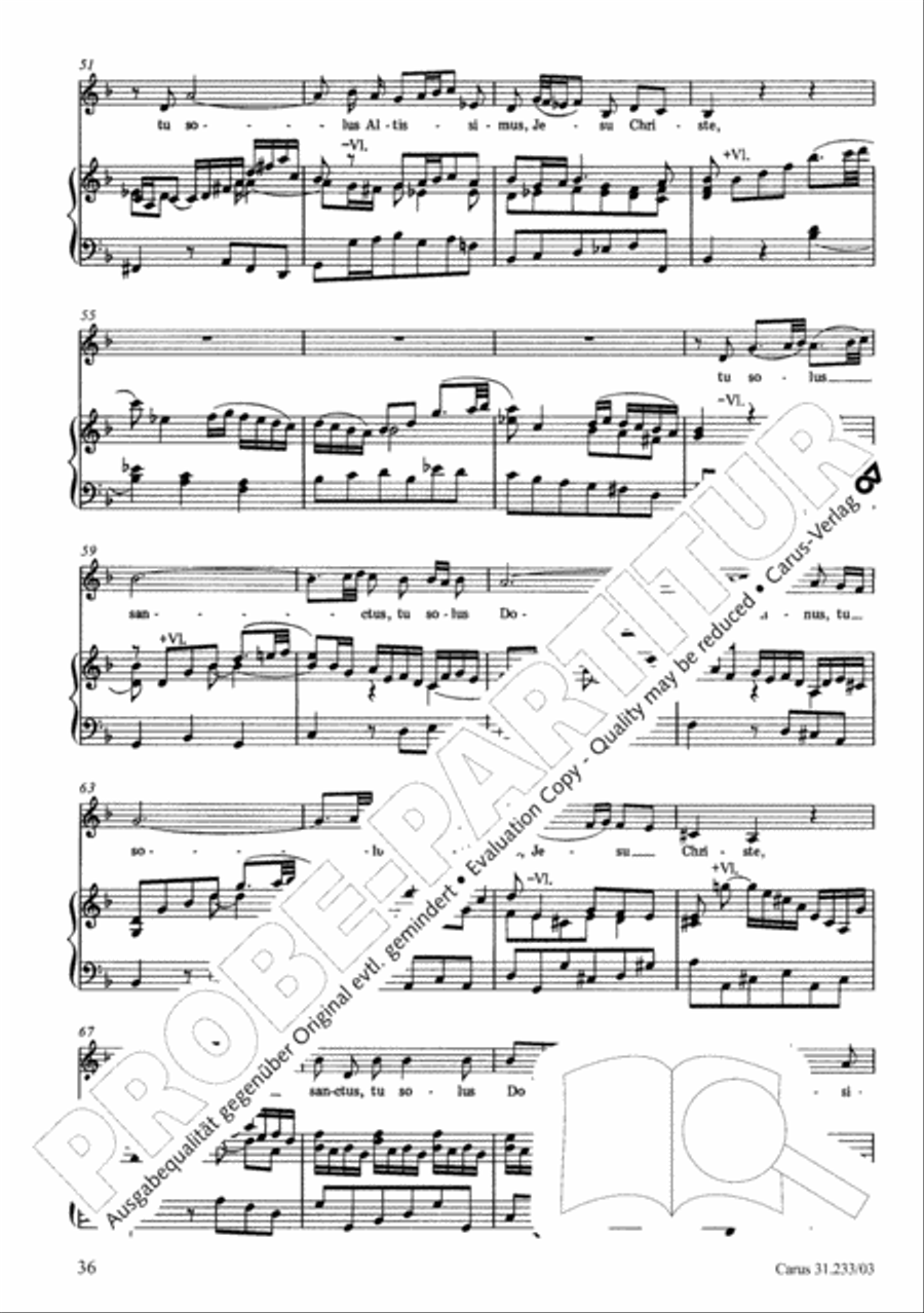 Mass in F major Mass in F major 4-Part scores gallery preview page 40