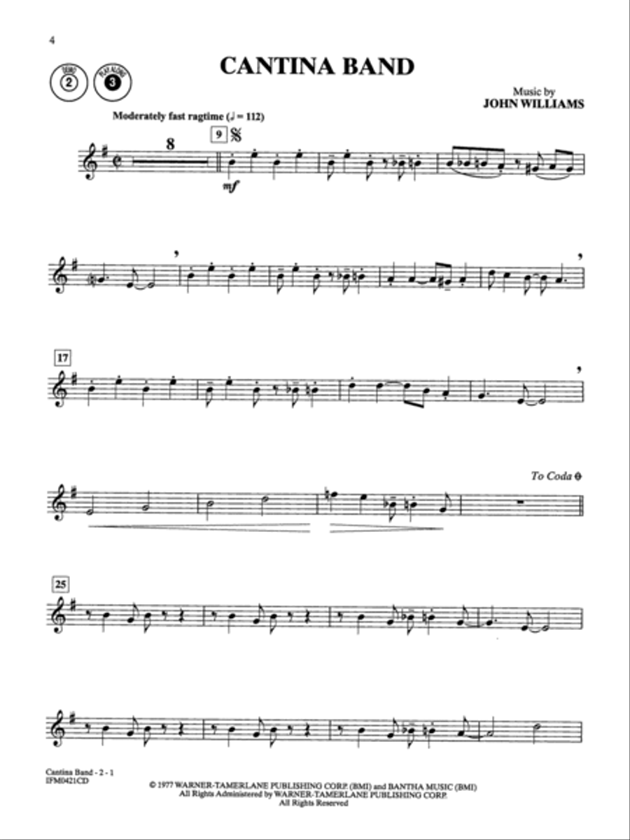 The Very Best of John Williams - Tenor Sax (Book/CD) Tenor Saxophone scores gallery preview page 3