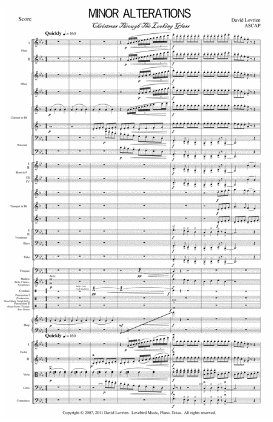 Minor Alterations Full Orchestra scores gallery preview page 5