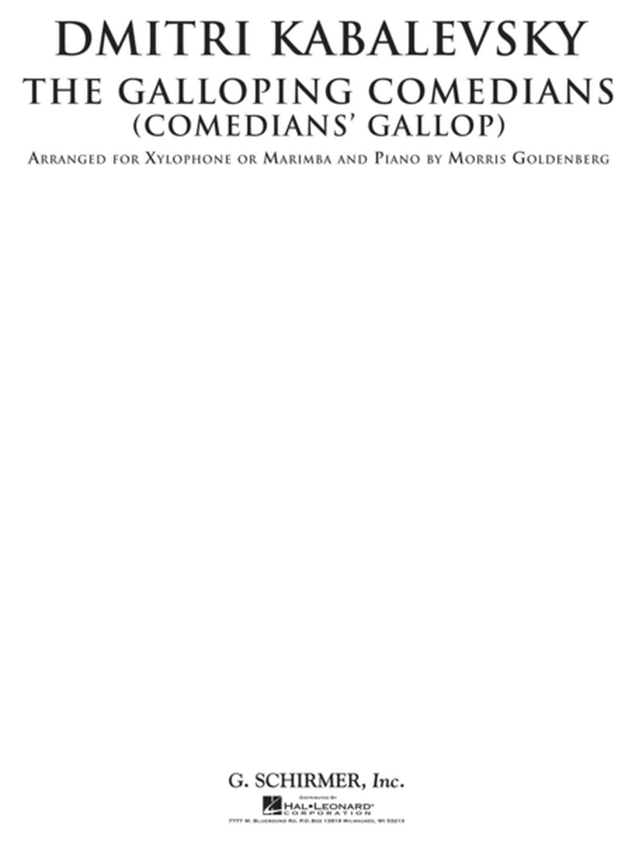 The Galloping Comedians (Comedian's Gallop)