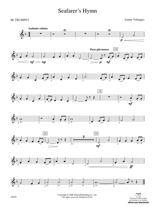 Seafarer's Hymn: 1st B-flat Trumpet