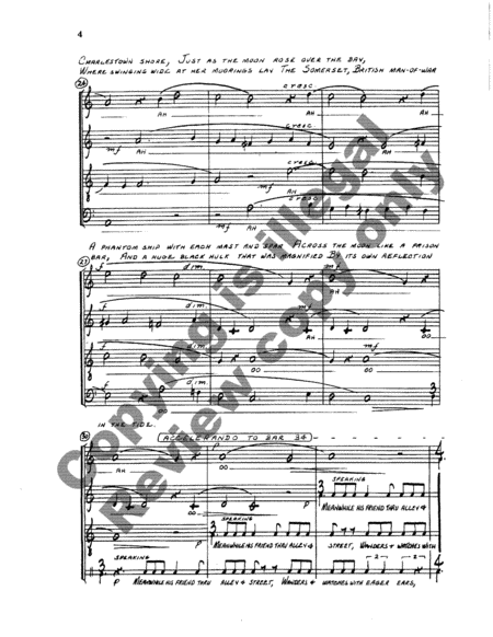 Paul Revere's Ride (Full/Choral Score) image number null