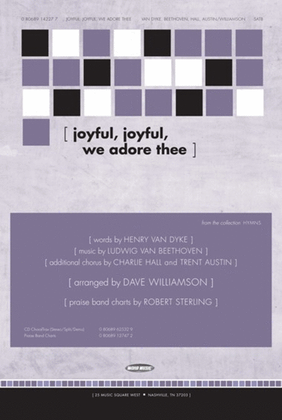 Joyful, Joyful, We Adore Thee - CD ChoralTrax