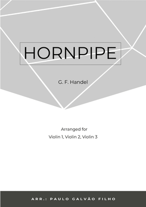 Book cover for HORNPIPE - HANDEL - VIOLIN TRIO