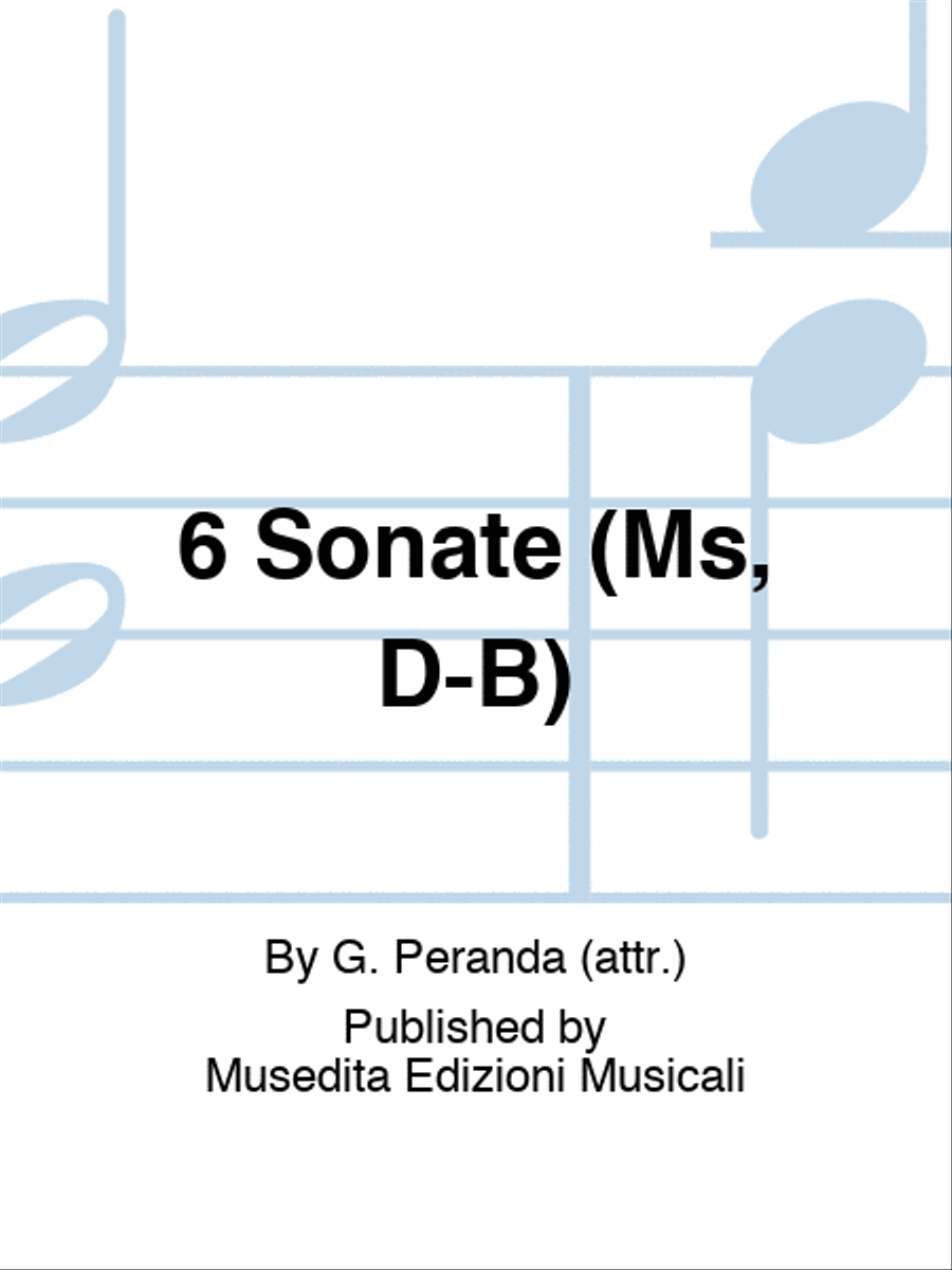 6 Sonatas Bassoon scores gallery preview page 1