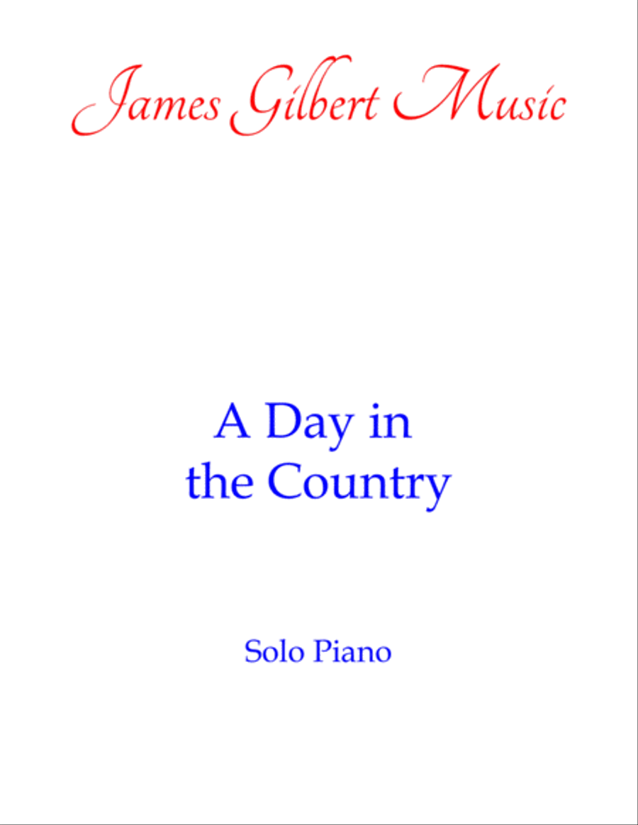 A Day In The Country Piano Solo scores gallery preview page 1