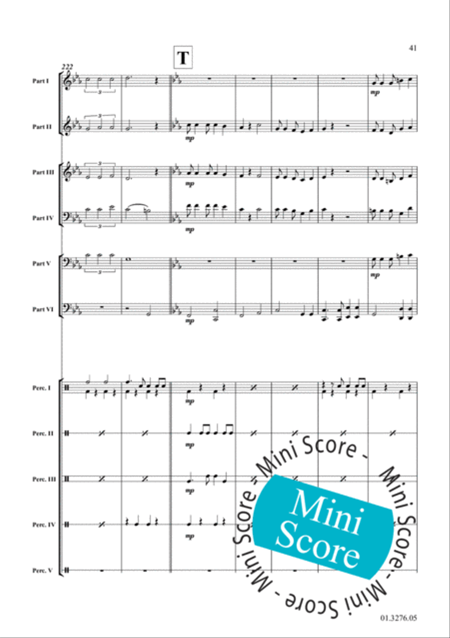 Festivo! Festivo! Concert Band scores gallery preview page 45