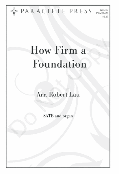 How Firm a Foundation image number null