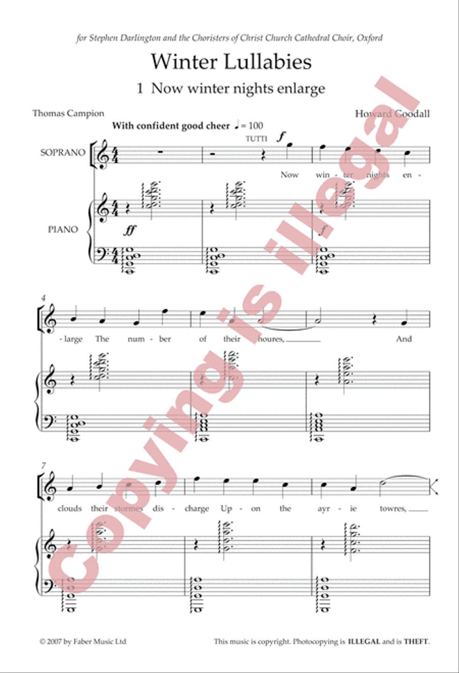 Winter Lullabies (Choral Score) SA scores gallery preview page 5