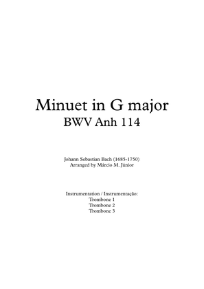 Minuet in G major - BWV Anh 114