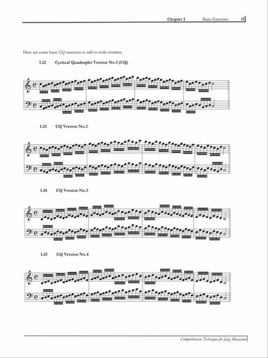 Comprehensive Technique for Jazz Musicians – 2nd Edition Collection / Songbook scores gallery preview page 20