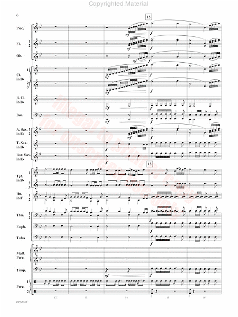Crown and Scepter Concert Band scores gallery preview page 7