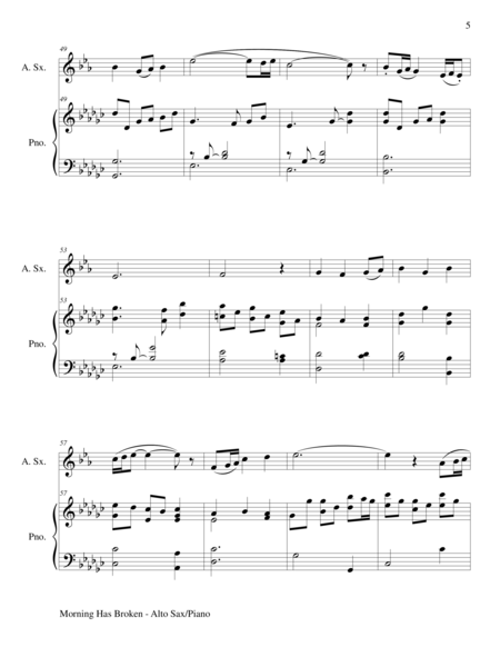 Gary Lanier: 3 BEAUTIFUL HYMNS, Set 2 (Duets for Alto Sax & Piano) image number null