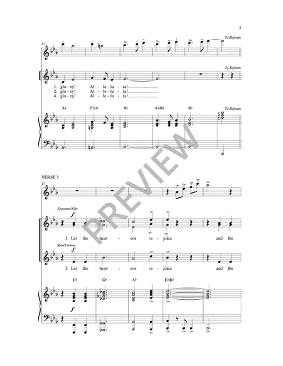 Today is Born Our Savior Choir scores gallery preview page 6