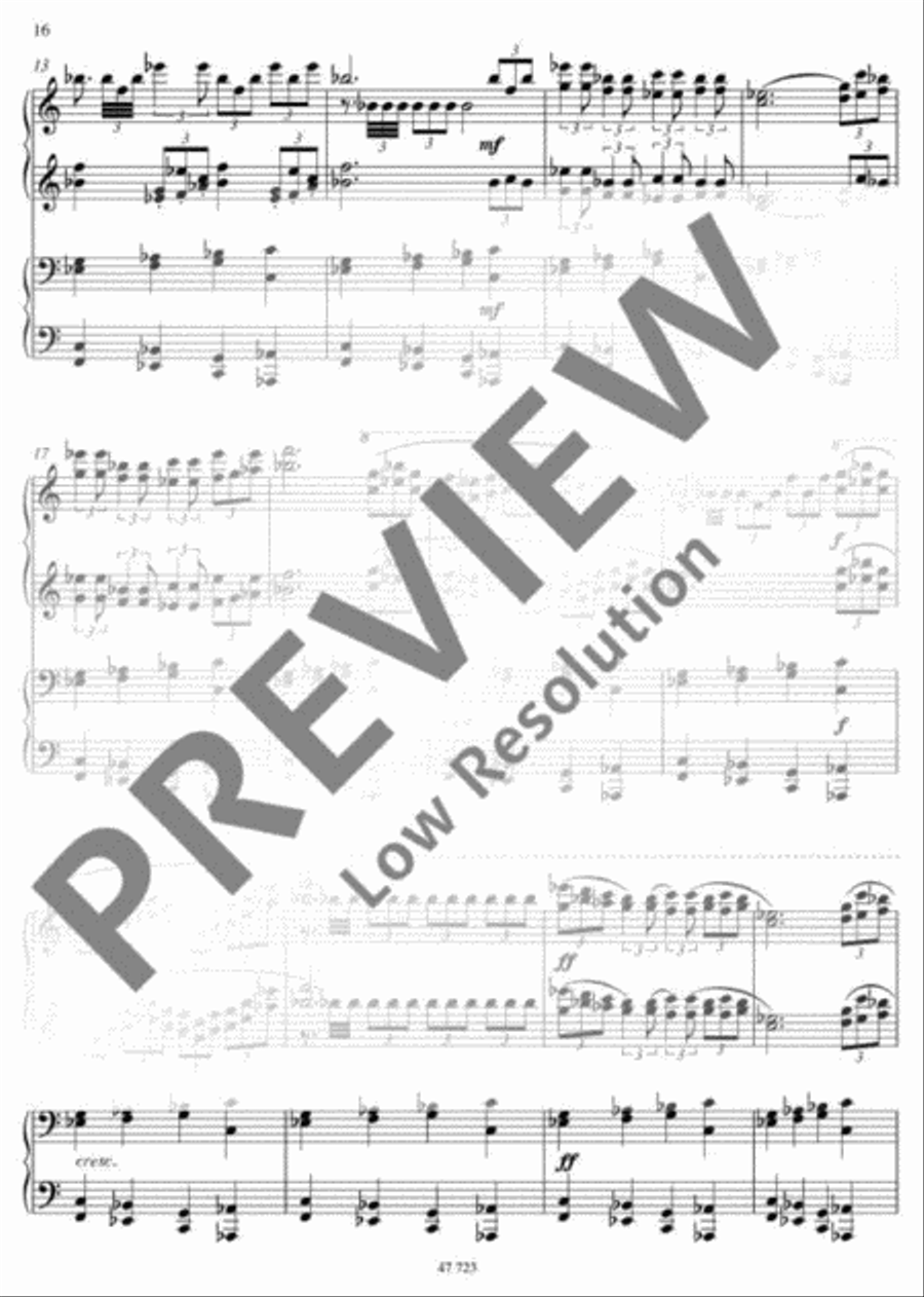 Ironien Piano Duet scores gallery preview page 17