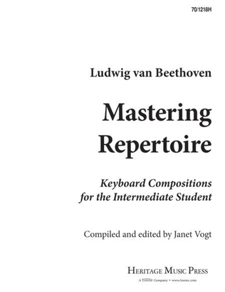 Book cover for Mastering Repertoire: Beethoven