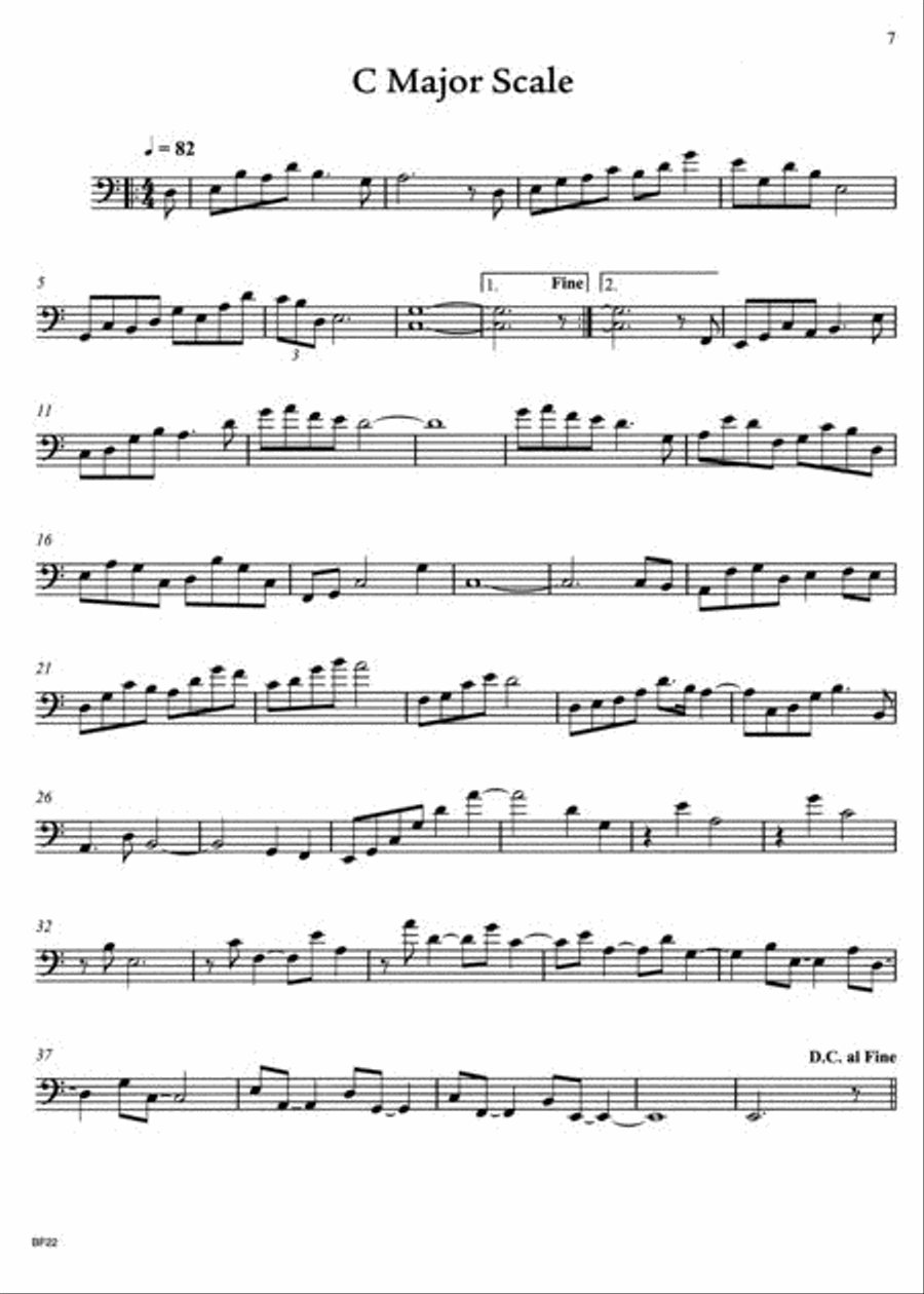 60 Melodic Etudes Double Bass scores gallery preview page 2