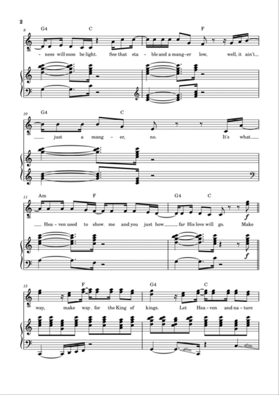 Make Way Piano, Vocal, Guitar scores gallery preview page 3