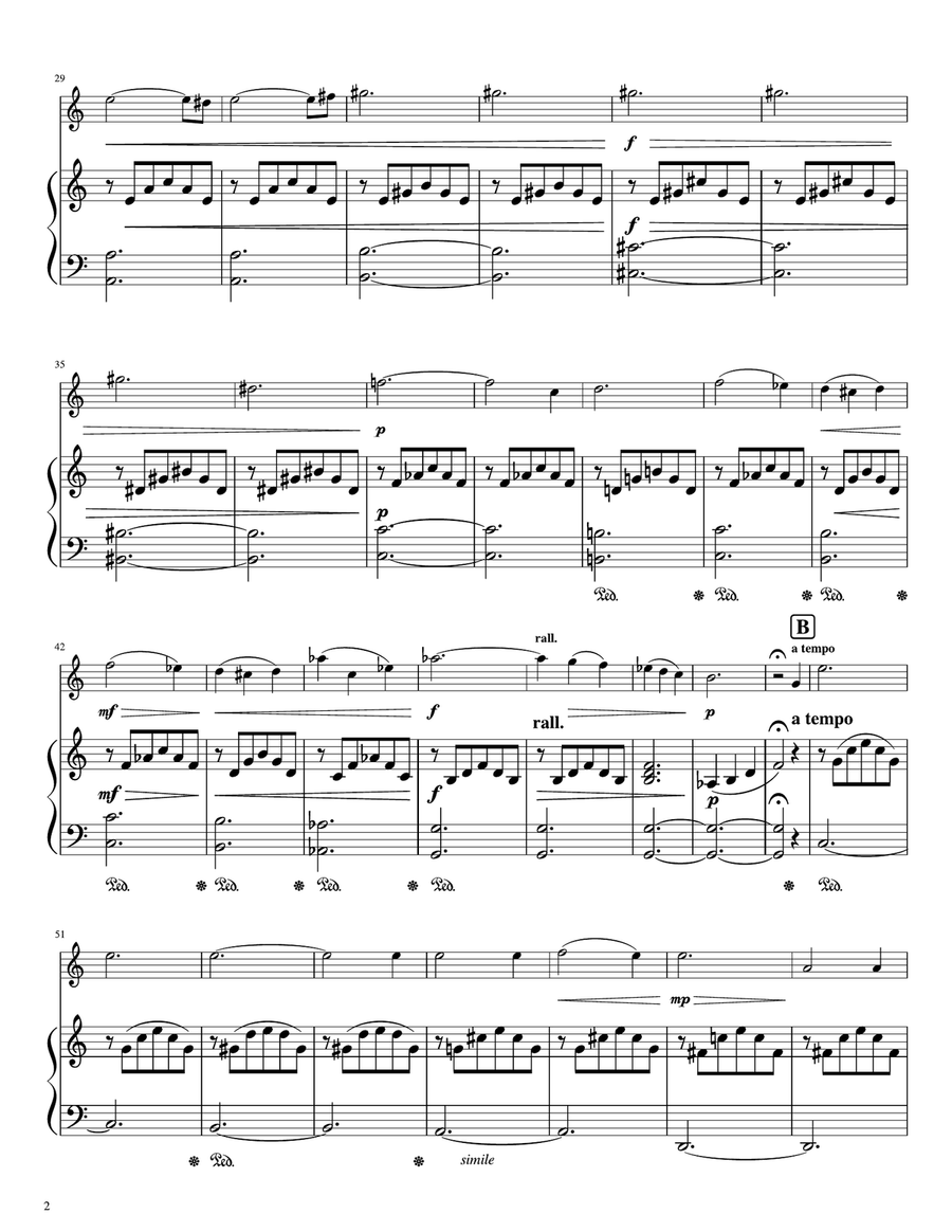 Liebestraum for violin and piano (easy) Liebestraum for violin and piano (easy) Violin Solo scores gallery preview page 2
