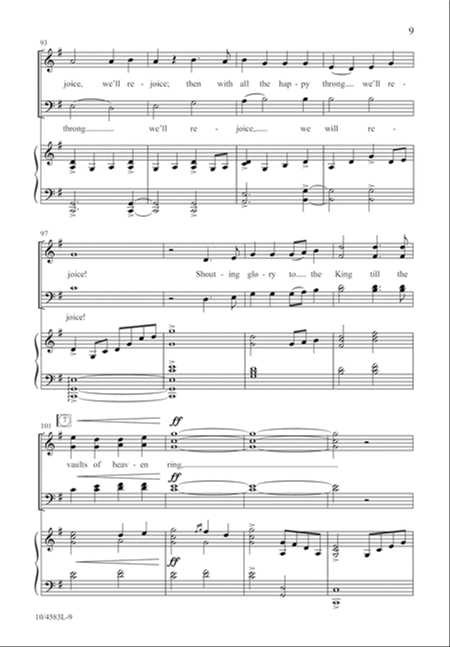 Saints Bound for Heaven Saints Bound for Heaven 4-Part scores gallery preview page 9