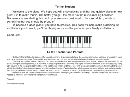 Children's Piano Method, Level 1 image number null