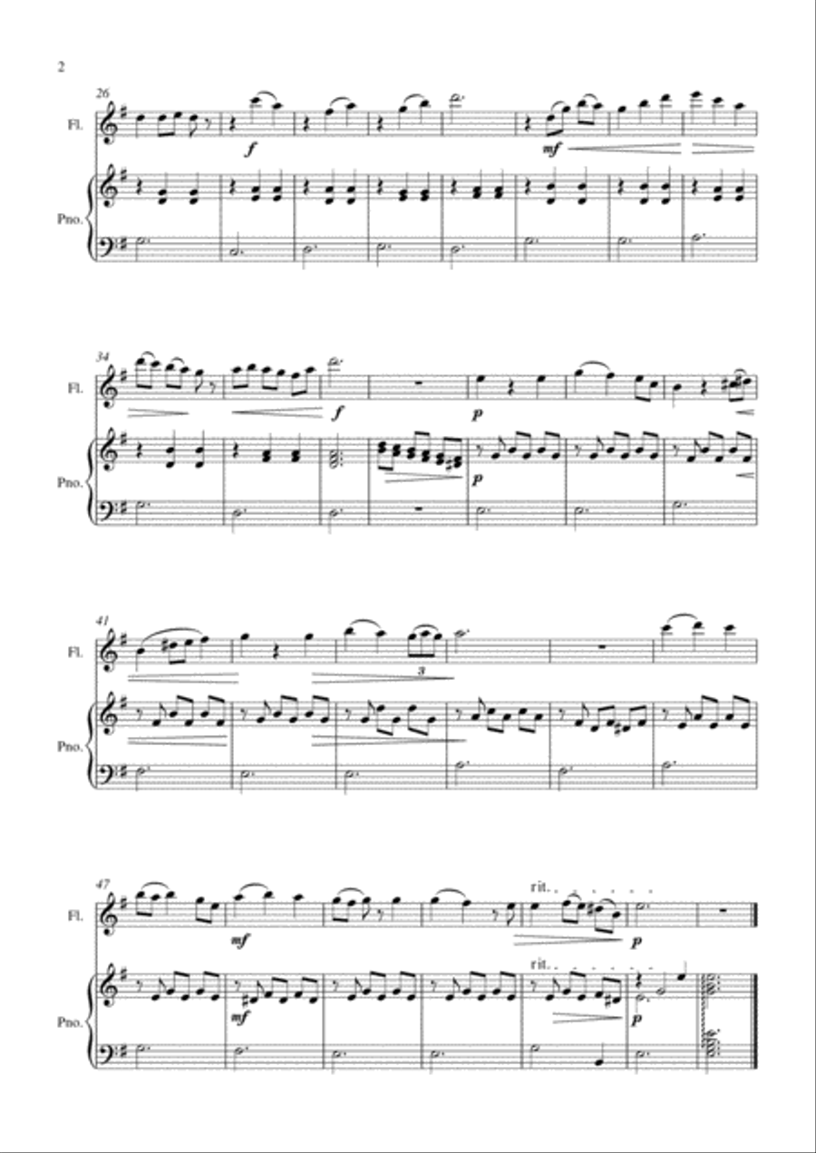 Tudor Garden Flute Solo scores gallery preview page 2
