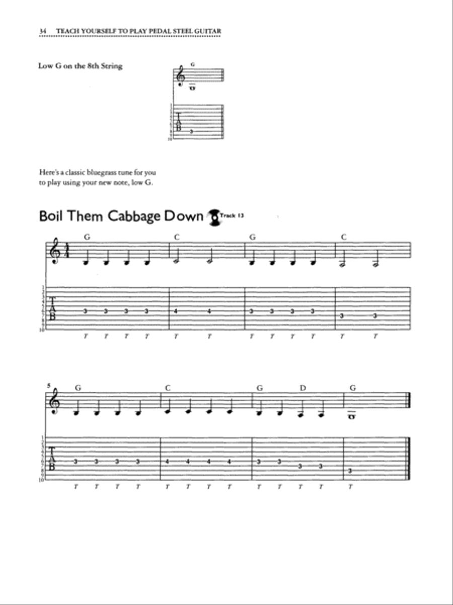 Alfred's Teach Yourself to Play Pedal Steel Guitar Easy Guitar scores gallery preview page 5