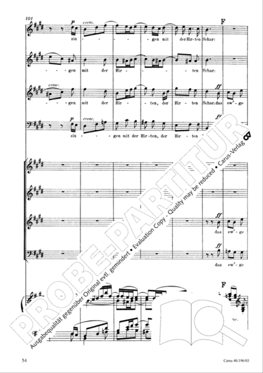 Die Geburt Christi SSA scores gallery preview page 55