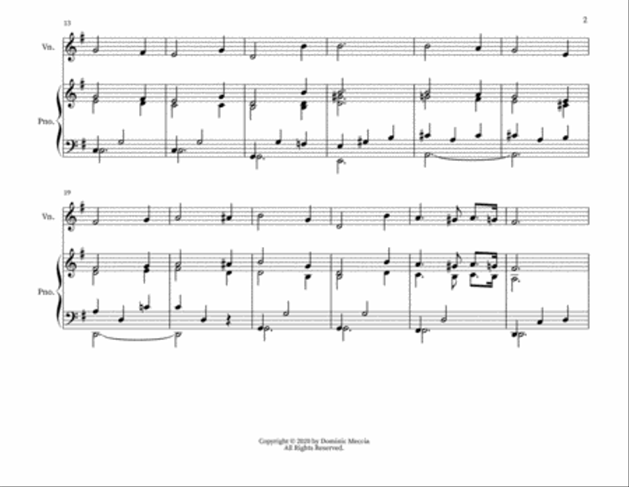 Till We Meet Again Violin Solo scores gallery preview page 2