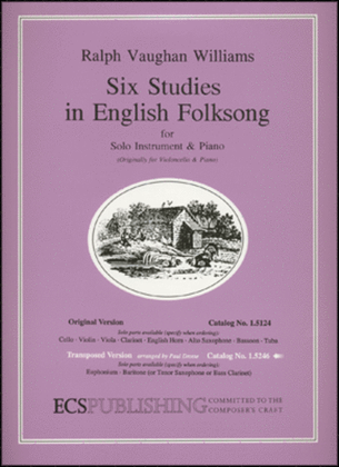 Book cover for Six Studies in English Folksong