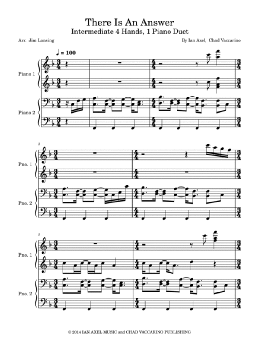 There Is An Answer Piano Method scores gallery preview page 2